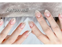 フォルトゥーナ 神田(Fortuna)/スカルプ長さだしラメグラデー