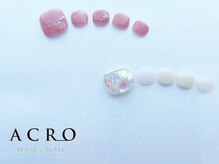 アクロネイル アンド アイ(ACRO NAIL&EYE)/2025 6月定額フットデザイン2