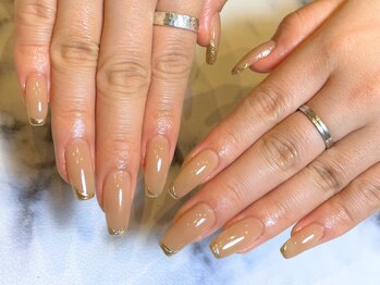 《極細ミラーフレンチnail》