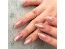 ネイルはシンプルなデザインやニュアンスが得意です♪