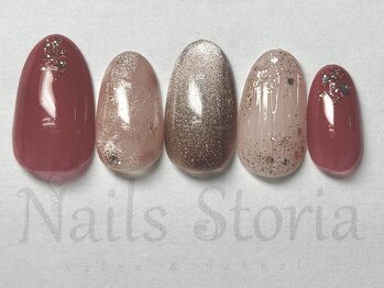 ネイルズ ストーリア(Nails Storia Salon&School)/シンプルデザイン