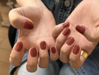 シアーレッドワンカラー