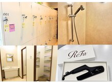 ゲットフィット 仙台富沢店(GET FiT)の雰囲気（無料鍵付きロッカー、個室シャワー、更衣室、ストレッチエリア！）