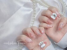 フィオナ 大久保店(Fiona)/ハートくりぬきワンホンネイル