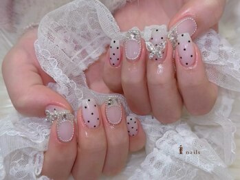 アイネイルズ 四条河原町店(I-nails)/キラキラバタフライネイル