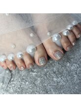 ハナネイル(HANA nail)/Jrネイリスト フット/親指アート