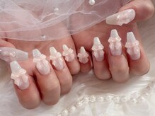 ミイネイル(Me nail)/#韓国パーツ#リボンネイル