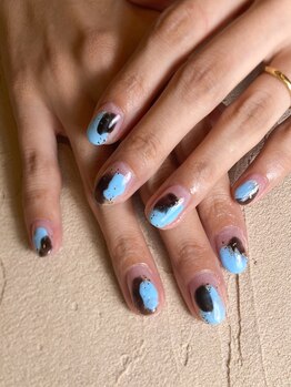 ハチニーキューネイルアトリエ(829 Nail Atelier)/ぬりかけデザイン
