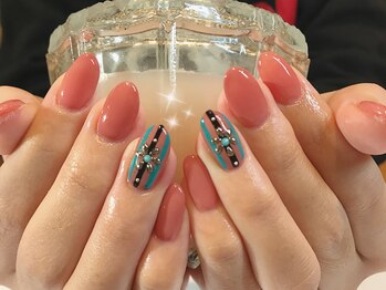 アトリエルリアン(Atelier Le Lien)/大人ターコイズ/冬ネイル