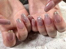 キキネイル たまプラーザ店(kikinail)/5月定額B／大人上品ネイル