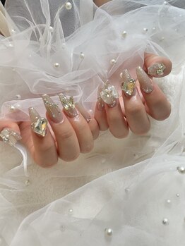 パピーネイル 北千住店(PUPPY NAIL)/綺麗め量産系ネイル☆