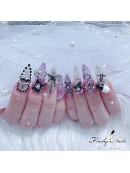 フラッシーネイルズ(Flashy Nails)/fuko担当長さ出しパーツ付け放題