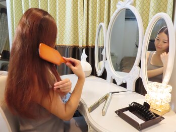 アタマの再起動/施術後そのままお出かけも♪