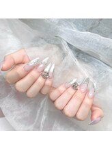 ヘブン ネイル 鶯谷(HEAVEN Nail)/Flashes Ombre Design Nails