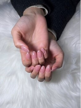 ルシェル(Le ciel)の写真/【学割U24】ハンドワンカラー/ラメグラデーション¥3900★シンプルだけどトレンド感のある上品な指先に♪
