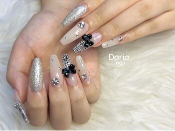 ダリア(Daria)の写真/《覚王山》ちゅるんとモテ可愛ワンホンネイルならDaria*リボンネイル/ドットネイル/キルティングネイルetc