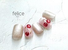 フェリーチェビューティー 大宮西口店(felice BEAUTY)/【定額ネイル】7980