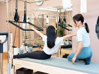 ラ ピラティス 二子玉川店(La pilates)の写真/《整体×ピラティスで細くてしなやかなカラダに》パーソナルなので1人1人に合わせたメニューをご用意◎