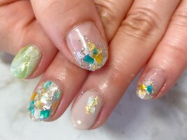 シェルニュアンスネイル♪