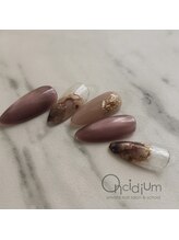 オンシジューム(Oncidium)/新色★マグネット×インクネイル