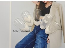 ネイルサロン アミティエ(Nail Salon Amitie)/フレンチ &nbsp;× &nbsp;ハートnail＊*。.