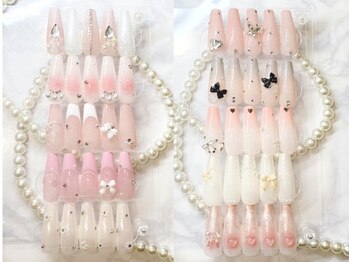 ビューティーラウンジ ベリンダ イオンレイクタウンmori店(Beauty Lounge BELINDA)の写真/【特別なネイルでイベント準備♪】トレンドのワンホン・華やかネイルで可愛く♪ワンホンネイル￥8,800