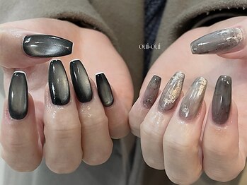 ウィウィ(oui-oui `)の写真/トレンドネイルなら当店にお任せ☆おしゃれなニュアンスネイルも大人気！お持ち込みデザイン大歓迎◎