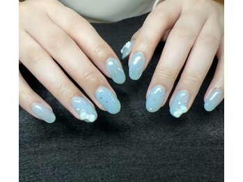 アモールビューティー 新宿店(Amor Beauty)/持ち込み アート10本 リボン