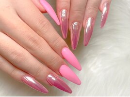 ピンクミラー/マットピンク/派手