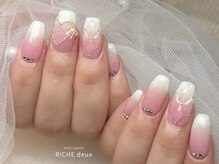 リッシュ ドゥ(RICHE deux)/いちごミルクガーリーネイル
