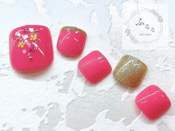 ネイルサロン ふるる 大須店/☆フットプチプラネイル☆#35