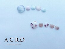 アクロネイル アンド アイ(ACRO NAIL&EYE)/2025 6月定額フットデザイン3