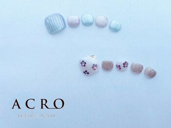 アクロネイル アンド アイ(ACRO NAIL&EYE)/2025 6月定額フットデザイン3