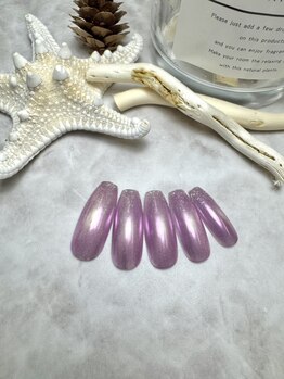 チコネイルサロン バイ オーロル(CHIKO NAIL SALON by AURORE)の写真/シンプルコース￥6000～豊富なカラーバリエーション＆マグネットも多数お取り扱いあり◎色変更ももちろんOK