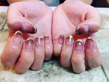 ネイルサロン シェリ(NAIL SALON Cheri)/グラデーションガラスフレンチ