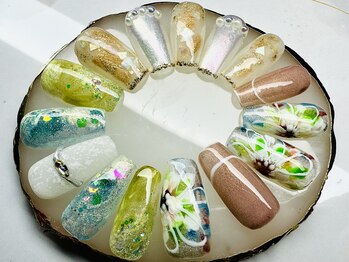 ケアビューティサロン(care beauty salon)/5月サンプルデザインネイル