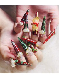 クリスマスネイル