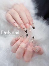 デリーネイル(Dely_nail)/大人可愛いフレンチドットネイル