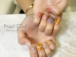 ニュアンスカラーネイル