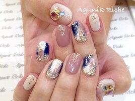 【ニュアンスネイル】