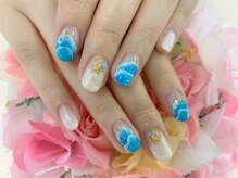 ディーネイル 四条烏丸(D-nail)/[中村]砂浜ネイル☆