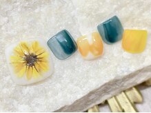 ネイルサロン ふるる 大須店/フット☆夏限定デザイン#408