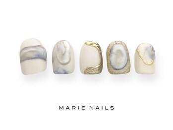 マリーネイルズ 横浜店(MARIE NAILS)/定額¥9,900 パール 0704d
