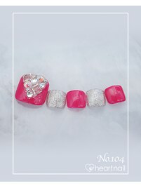 フットネイル　Design No.104
