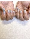 フラッシュ×水色グラデーション