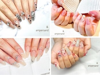 アンパサンド(&)の写真/シンプル可愛い～キラキラ可愛いまで、理想のお手元に☆丁寧な施術で仕上がりも大満足♪長さ出しも対応◎