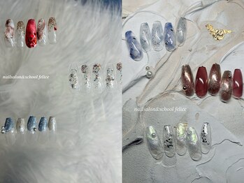 フェリーチェ(nail salon&school felice)/パラジェル定額ニュアンス¥8140~