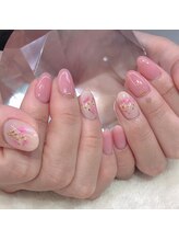 グラント(NAIL SALON&SCHOOL grant)/押し花ネイル