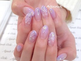 【結晶ネイル】