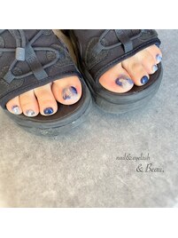Blue × nail